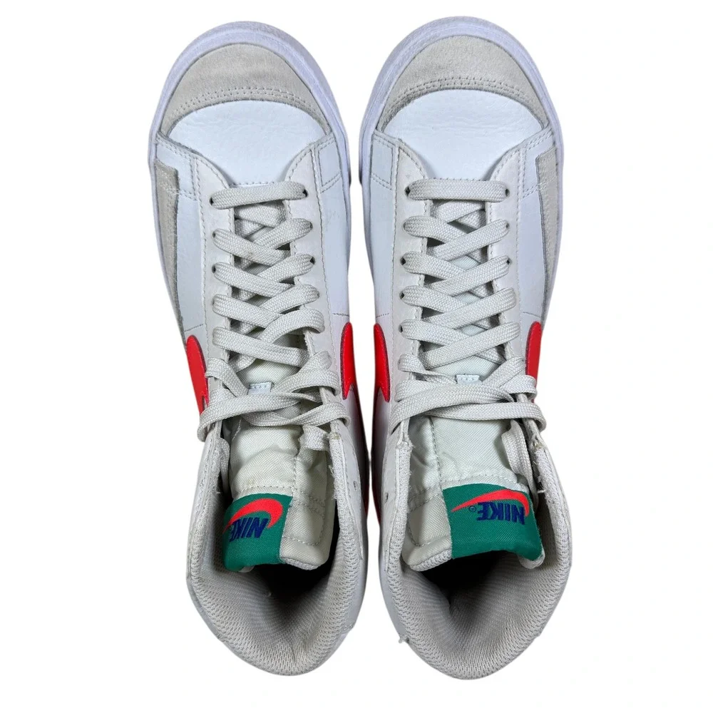 Nike Blazer Mid 77 GS Platinum Tint Crimson Vintage Sneakers 6.5 Youth DA4086004